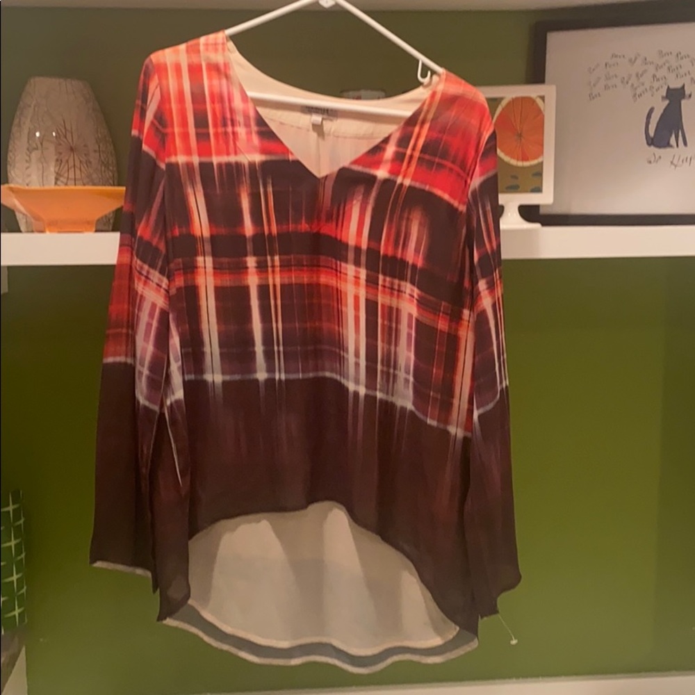 Oneworld plaid tunic. NWT